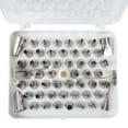 thumbnail image 3 of Ateco 55-Piece Stainless Steel Decorating Tube Set with Hinged Storage Box, 3 of 4