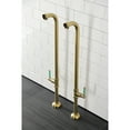 thumbnail image 4 of Kingston Brass AE810S7DKL Concord Freestanding Tub Supply Line, Brushed Brass, 4 of 5
