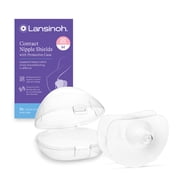 Lansinoh Contact Nipple Shields, 2 Nipple Shields (20mm) and Case