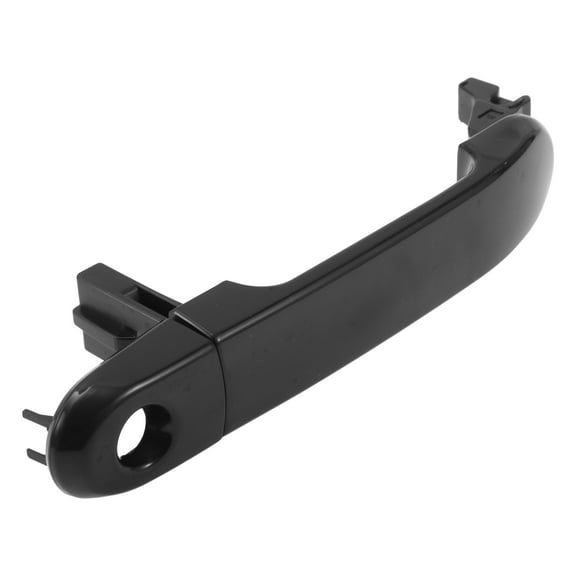 Unique Bargains Front Driver Side Car Exterior Door Handle No.82641EL12A/80644EL12A for Nissan Versa 2007-2012 Black ABS 1 Set