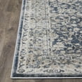 thumbnail image 4 of Loomaknoti Kehleigh Oviel 5' x 7' Blue Oriental Indoor Polypropylene Area rug, 4 of 9