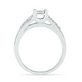 thumbnail image 3 of Sterling Silver Round White Diamond Fashion Ring (0.05 CTTW), 3 of 4