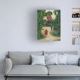 thumbnail image 2 of Canvas Wall Art - Betty Lou 'A Stroll in the Park' Wall Art for Living Room, Bedroom, or Office Décor by Trademark Fine Art - 35 x 47 Inches, 2 of 4