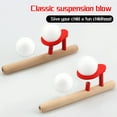 thumbnail image 3 of toys under $5! Floating Blow Pipe Balls Game, Stress Reliever Balance Blowing Toys for Kids and Adults, Educational Wooden Blowing Toys Party Supplies, 3 of 8