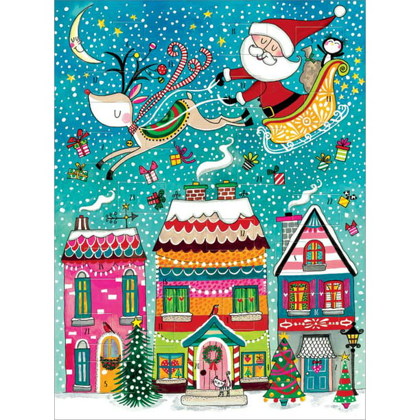 Santa #39 s Sleigh Advent Calendar (Other) Walmart com Walmart com