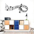 thumbnail image 1 of Pegatinas de pared Yashi notas musicales vinilos decorativos para dormitorio, 1 of 5
