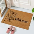 thumbnail image 3 of Tapis de Classification des Produits Tapis de Bienvenue Floral Tapis de Porte en Fibre de Coco Coloré Tapis de Porte de Printemps Intérieur Extérieur Mignon Décoratif Tapis de Porte Non Extérieur pour Porte d'Entrée, 3 of 5