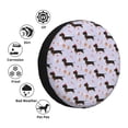 thumbnail image 5 of Rv Spare Tire Cover 14 inch - Dachshund Dog Puppy No.1026 Tire Covers for Trailers, Adjustable Camper Spare Tire Cover, 5 of 7