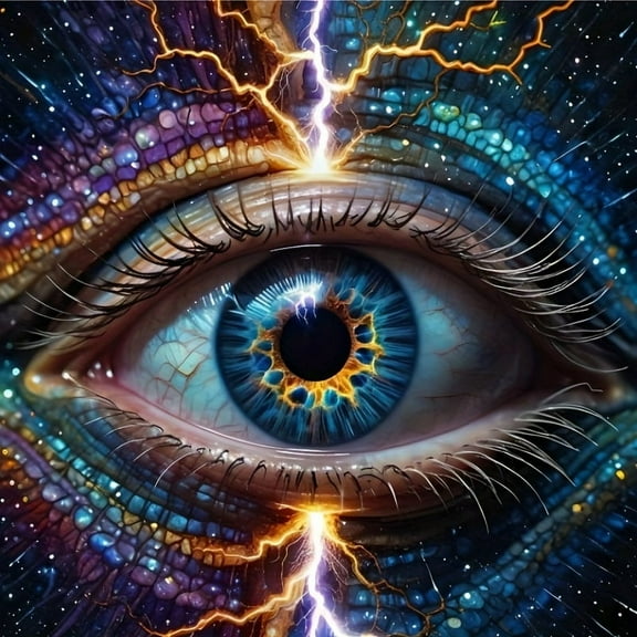 Diamond Painting Kits for Adults "Captivating Eye" Full Drill DIY Diamond Art for Adults Beginners Picture Art Crystal Painting for Home Wall Decor