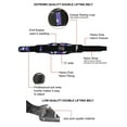 thumbnail image 4 of ESTREMO Weightlifting Belt – High Performance Back Support Belt for Men and Women- Lightweight Neoprene Double Belt for Squats, Deadlifts, Strength Training – Black, 6 inches Wide-Purple, 4 of 5