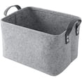 thumbnail image 1 of Bolsa de almacenamiento de fieltro, cesta de lavandería, cesta de almacenamiento, cesta de fieltro con asa, organizador de armario, caja de almacenamiento para ropa, toallas, ropa de cama Namotu LN-1381, 1 of 7