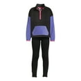 thumbnail image 5 of Athletic Works Girls Pullover and Cozy Legging 2-Piece Outfit Set, Sizes 4-18 & Plus, 5 of 5