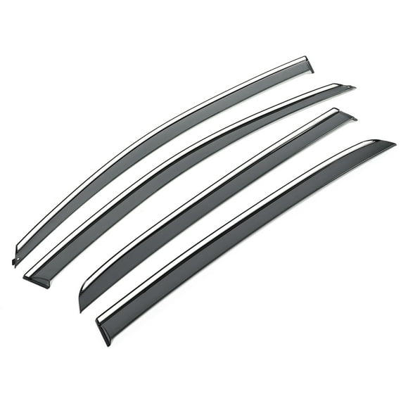 Window Visor Sun Rain Visor Sun Rain Guard Window Visor Guard 4pcs Car Window Visor Vent Sun Rain Shade Deflector Accessory Fits For MK6 2009-2014
