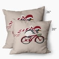 thumbnail image 2 of Simply Daisy 14" x 20" Pedaling Penguin Animal Decorative Throw Pillow, 2 of 2