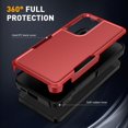 thumbnail image 4 of KOMI for Samsung Galaxy S25 Ultra Case with HD Screen Protector, 10 FT Military Grade Drop Protection, Anti-Slip Phone Case, Red, 4 of 5