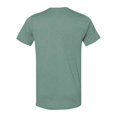 thumbnail image 2 of Bella Canvas Mens CVC Jersey Tee, XS, Heather Dusty Blue, 2 of 2