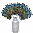 thumbnail image 2 of Propane Butane LPG Fuel Gas Tank Level Indicator Magnetic Gauge Caravan Bottle Temperature Measuring Stick for Measuring Tool, 2 of 5
