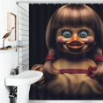 thumbnail image 4 of Annabelle Shower Curtain, Bath Curtain Bathroom Home Decor Waterproof Polyester for Bathroom with 12 Hooks 64.17x70.87Inch（163x180cm）, 4 of 7