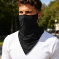 thumbnail image 2 of Neck Gaiter Face Mask Bandanas For Men Women UV Protection Cover Ear Loop Hole Facemask Fishing Running Cycling Scarf, 2 of 5