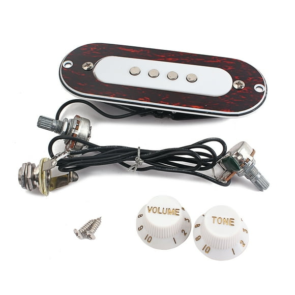 1 Juego De Pastillas De Sonido Preconectadas Con Orificio De Sonido Con Tomas De Yuyangstore Pastilla de guitarra de agujero de sonido