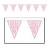 It's A Girl Pennant Banner Party Accessory (1 count) (1/Pkg)