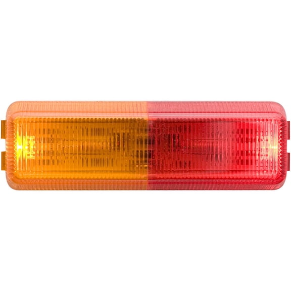 Optronics - MCL61ARB - LED THINLINE M/C 2 DIODE AMB/RED FENDER - (Pack of 1)