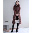 thumbnail image 1 of Chaqueta de algodón de estilo coreano de invierno para mujer, chaqueta de algodón de plumón de longitud media a larga, chaqueta de algodón gruesa y ajustada, 1 of 6