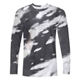 thumbnail image 5 of SGFCWSX Men's Printed Plus Size T-Shirt, Lightweight Printed Casual Pullover Round Neck Tops White 5XL, 5 of 5