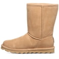 thumbnail image 3 of BEARPAW Women's Elle Short Iced Coffee Size 6 | Classic Suede Pull On Fashion Boot | Cozy Winter Boots for Women, 3 of 8