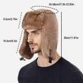 thumbnail image 3 of ZOYOEN Mens Winter Hats with Ear Flaps- Knit Casual Ski Cap Warm Aviator Hats Brown Size Free Size, 3 of 6