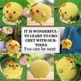 thumbnail image 6 of karymi Crochet Kit for Beginners Chicks Crochet Kit Learn to Crochet Include Step-by-Step Tools This Is Adults Knitted Products Toys Summer, 6 of 9