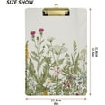 thumbnail image 3 of Coolnut Wildflowers Clipboard A4 Standard Size Decorative Clipboard with Low Profile Metal Clip for Students Men Women Classroom and Office Gifts, 3 of 7
