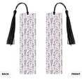 thumbnail image 2 of Kdxio Lavender Flowers Print Metal Tassel Bookmarks,Perfect Gift for Art Lovers and Bookworms Metal Bookmarks for Women, 2 of 8