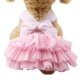 thumbnail image 1 of Apuakthei Vestido lindo de malla para perro con correa a rayas para mascotas de 3 piezas, 1 of 6