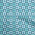 thumbnail image 1 of oneOone Polyester Spandex Teal Blue Fabric Poker Card Fabric For Sewing Printed Craft Fabric By The Yard 56 Inch Wide, 1 of 4