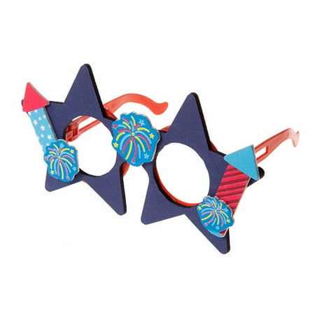 Add a fun touch to 4th of July celebrations with these patriotic foam glasses. They have sturdy arms that help them stay put throughout fireworks displays.