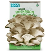Back to the Roots Organic Pearl Oyster Mushroom Mini Grow Kit, for Indoor Gardening and Cooking