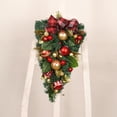 thumbnail image 4 of Guirnalda de árbol de Navidad artificial Zulema con bola 30 cm botín de lágrima, 4 of 8