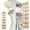 Beige, variant on RKZDSR Over The Door Shoe Organizer Hanging Shoe Rack for Closet with 12 Large Mesh Pockets Sturdy and Non-slip Shoe Storage Holder Ideal for Shoes, Sneakers, and Home Accessories(Gray )