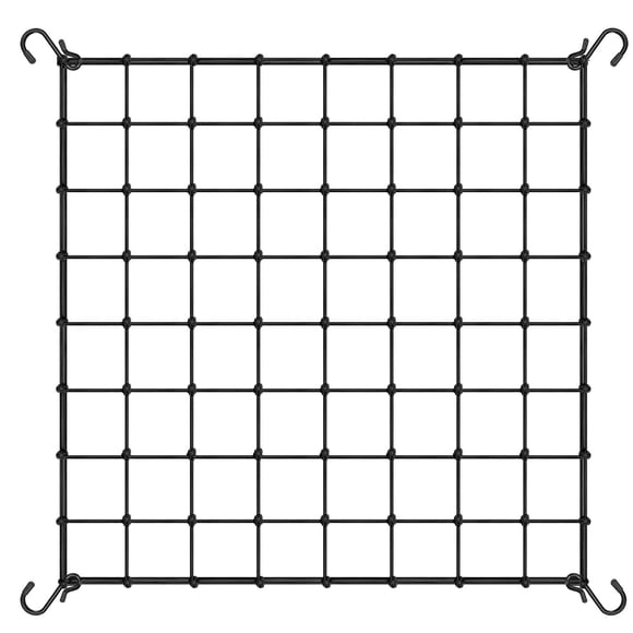 VIVOSUN 4 x 4Ft. Elastic Trellis Netting with 4 Hooks for Climbing Plants, Vegetables, Fruits, and Flowers, 1-Pack