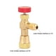 thumbnail image 4 of Válvula de Control de Flujo de Agua ANGGREK Alta Resistencia Latón Duradero Conector de Tubo de Manguera de Carga de Refrigerante R410A, 4 of 8