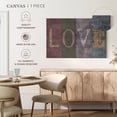 thumbnail image 5 of Elephant Stock Love Wall Sign Wall Art - Horizontal Canvas Wall Art - Living Room Wall Decor - Wall Signs Canvas - Gray And Beige Decor - 45" x 30", 5 of 8