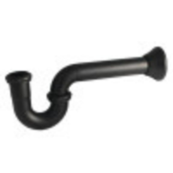 Fauceture CC2120MB Vintage 1-1/2 Inch Decor P-Trap, Matte Black