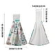 thumbnail image 3 of Fiudx Toalla de Mano Colgante, Material Suave y Absorbente, Hermoso Diseño Impreso, Funcional para Cocina y Baño, Práctica Función para Colgar, Uso Versátil, Duradera, 1 Pieza, 3 of 5