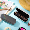 thumbnail image 5 of ZOUYUE 2pcs Eye Glasses Case Girl Sparkle Smooth Glitter Hard Shell Eyeglass for Women Men Girl, 5 of 8
