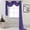 Dark Purple, variant on JUMNUYCUH Solid Sheer Window Scarf, Soft Voile Curtain Scarf, Sheer Curtains for Home Wedding Party Decor, Valance Curtains, 50" x 216", Light Blue