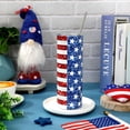 thumbnail image 3 of Patriotic Tumbler with Lid Straw Stainless Steel Cup Red Stripe Blue Star American Flag Tumbler Cup for 4th of July Independence Day Decor Home Office Supplies, 3 of 7
