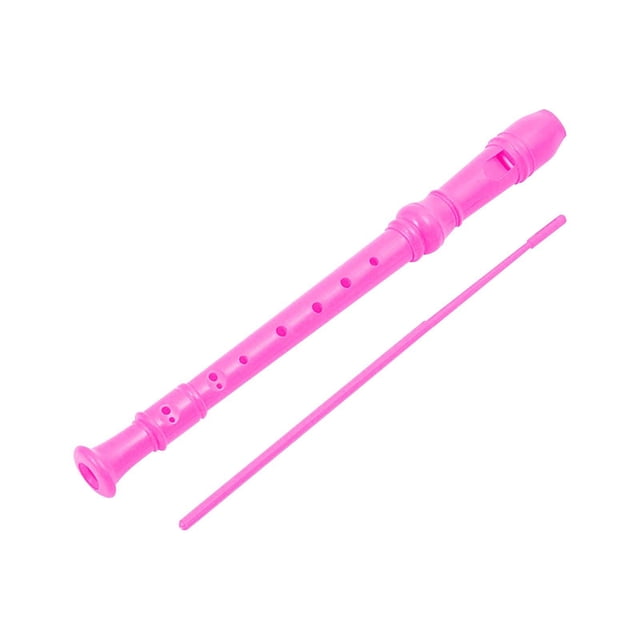 8 Hole Soprano Recorder High C Tone Flute Clarinet With Cleaning Rod Woodwind Instrument For Beginner Students