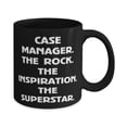 thumbnail image 2 of CASE MANAGER. THE ROCK. THE INSPIRATION. THE. 15oz Mug, Case manager Present From Friends, Unique Idea Cup For Friends, Joke cup, Funny mug, Gag gift, Coffee cup, Tea cup, Humorous gift, 2 of 5