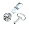 thumbnail image 2 of Unique Bargains Tubular Cam Locks 22mm Cylinder Dia 52mm Long Cam Slotted Key 4Pcs, 2 of 5